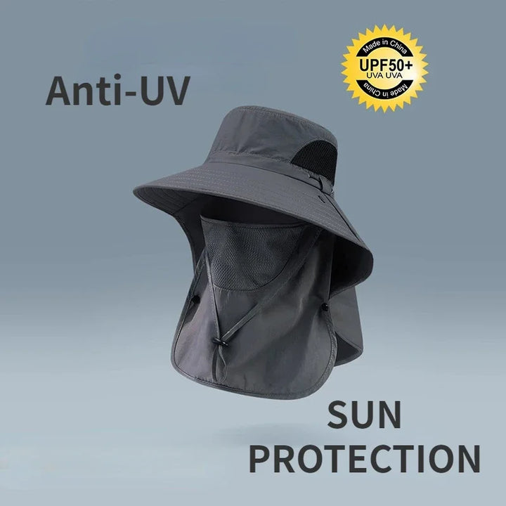 Unisex Kopfbedeckung, Sonnenhut mit breiter Krempe für optimalen UV-Schutz im Sommer.