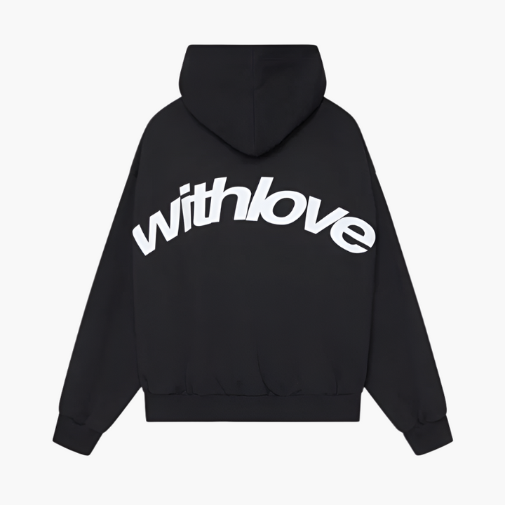 Trendiger Unisex Sweatshirt Hoodie mit urbanem Print-Motiv; vielseitiger Streetwear Kapuzenpullover.
