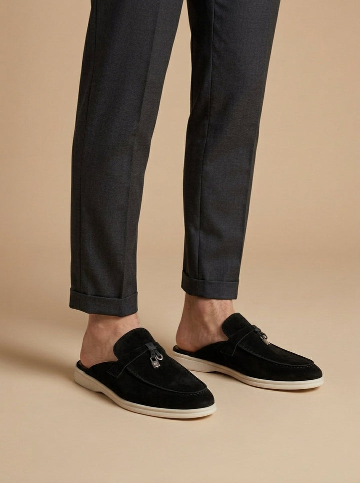 Vielseitige Herren Freizeit Mules, kombinieren Eleganz mit hohem Tragekomfort für warme Tage.