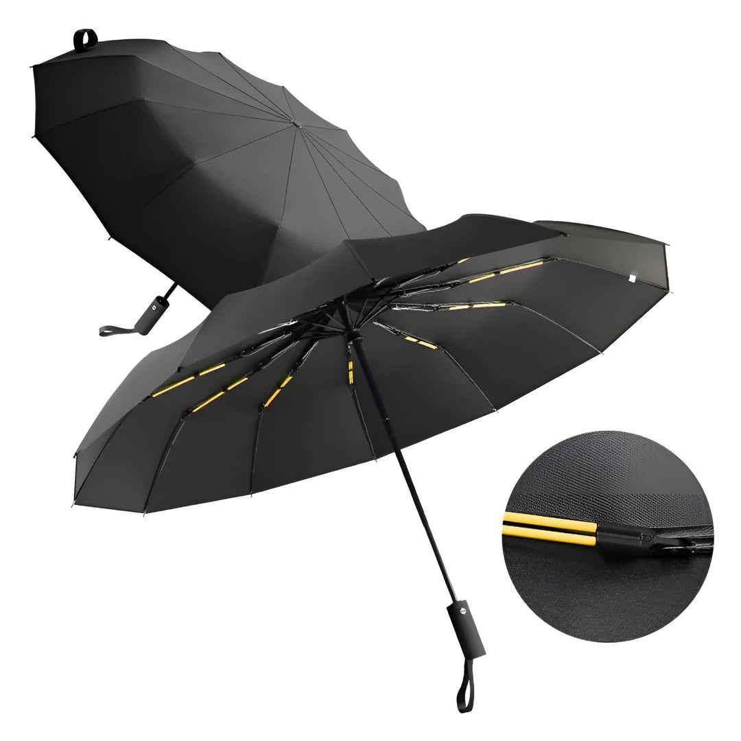 Unisex Automatik-Regenschirm mit UV-Schutz, windfest & kompakt. Perfekt für Regen & Sonne.