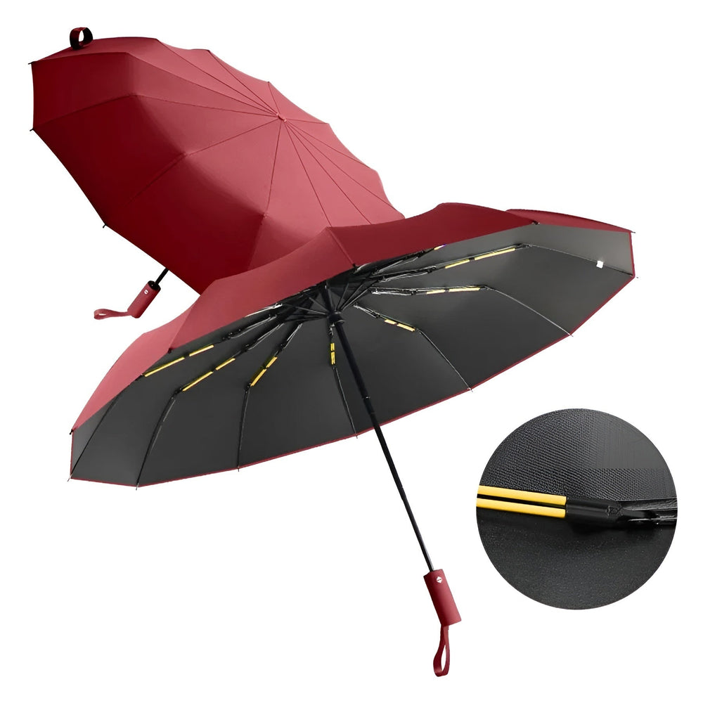 Praktischer Unisex Automatik-Regenschirm, einfach per Knopfdruck öffnen & schließen. Ideal für unterwegs.