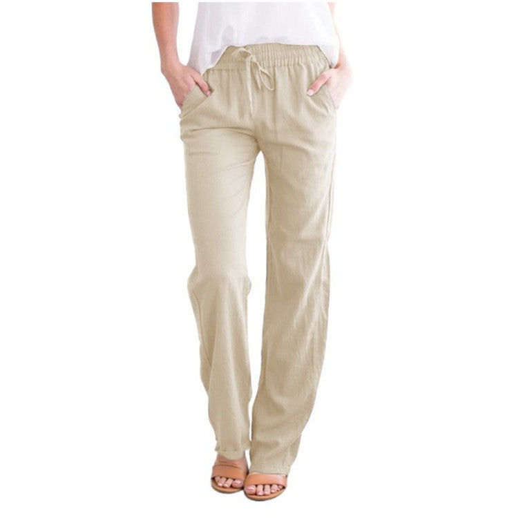 Damen Leichte Freizeithose Regular Fit für Sommer. Bequeme, moderne Damenmode.