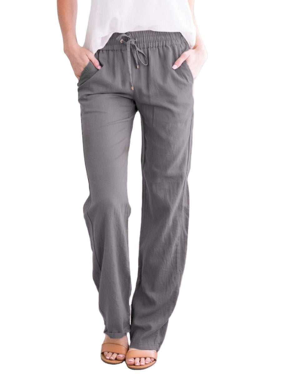 Bequeme, leichte Damen Freizeithose Regular Fit. Ideal für Sommer und lockere Freizeit-Looks.