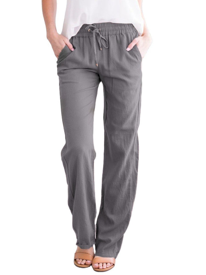 Bequeme, leichte Damen Freizeithose Regular Fit. Ideal für Sommer und lockere Freizeit-Looks.