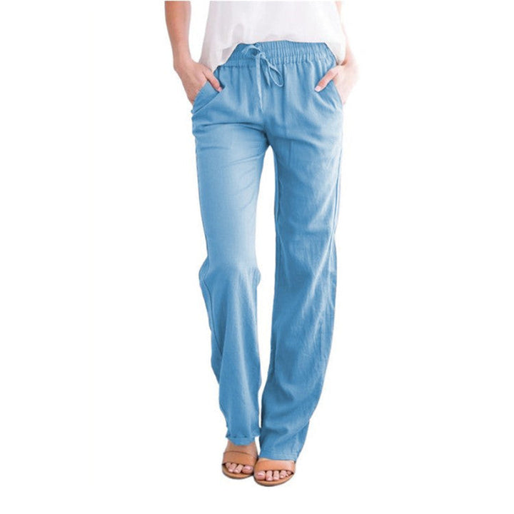 Nachhaltige, leichte Damen Freizeithose Regular Fit. Moderner Sommerbegleiter für Freizeit.