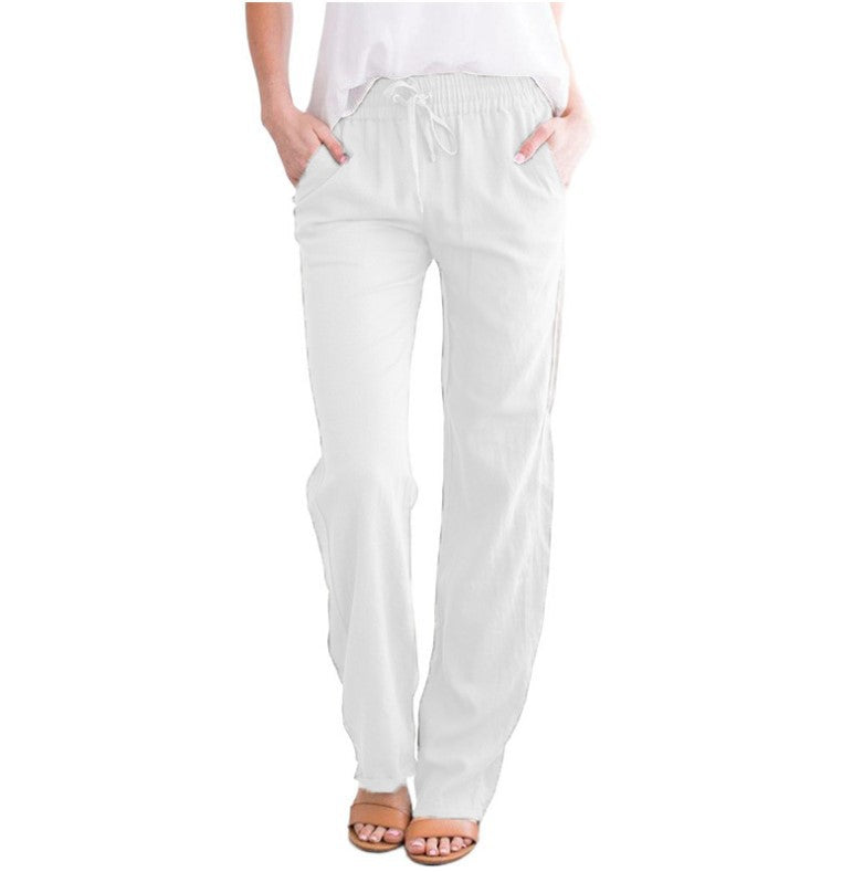 Ihr Sommerbegleiter: Leichte Damen Freizeithose Regular Fit. Bequem und modern für Freizeit.