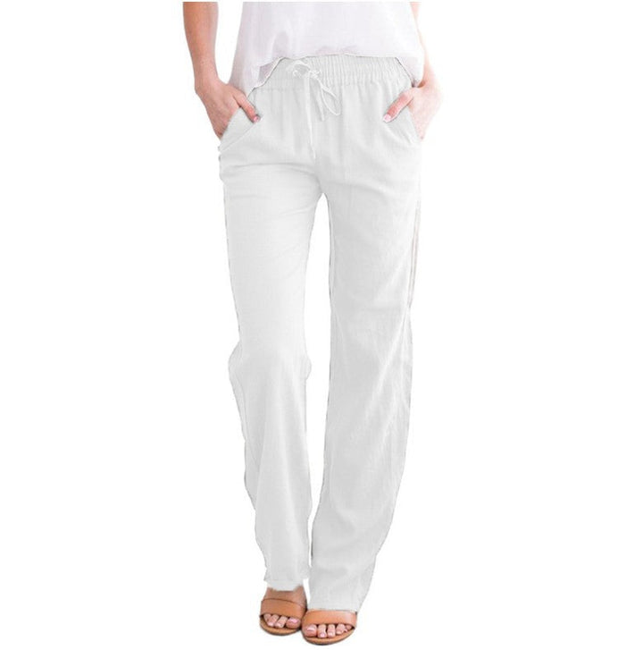 Ihr Sommerbegleiter: Leichte Damen Freizeithose Regular Fit. Bequem und modern für Freizeit.
