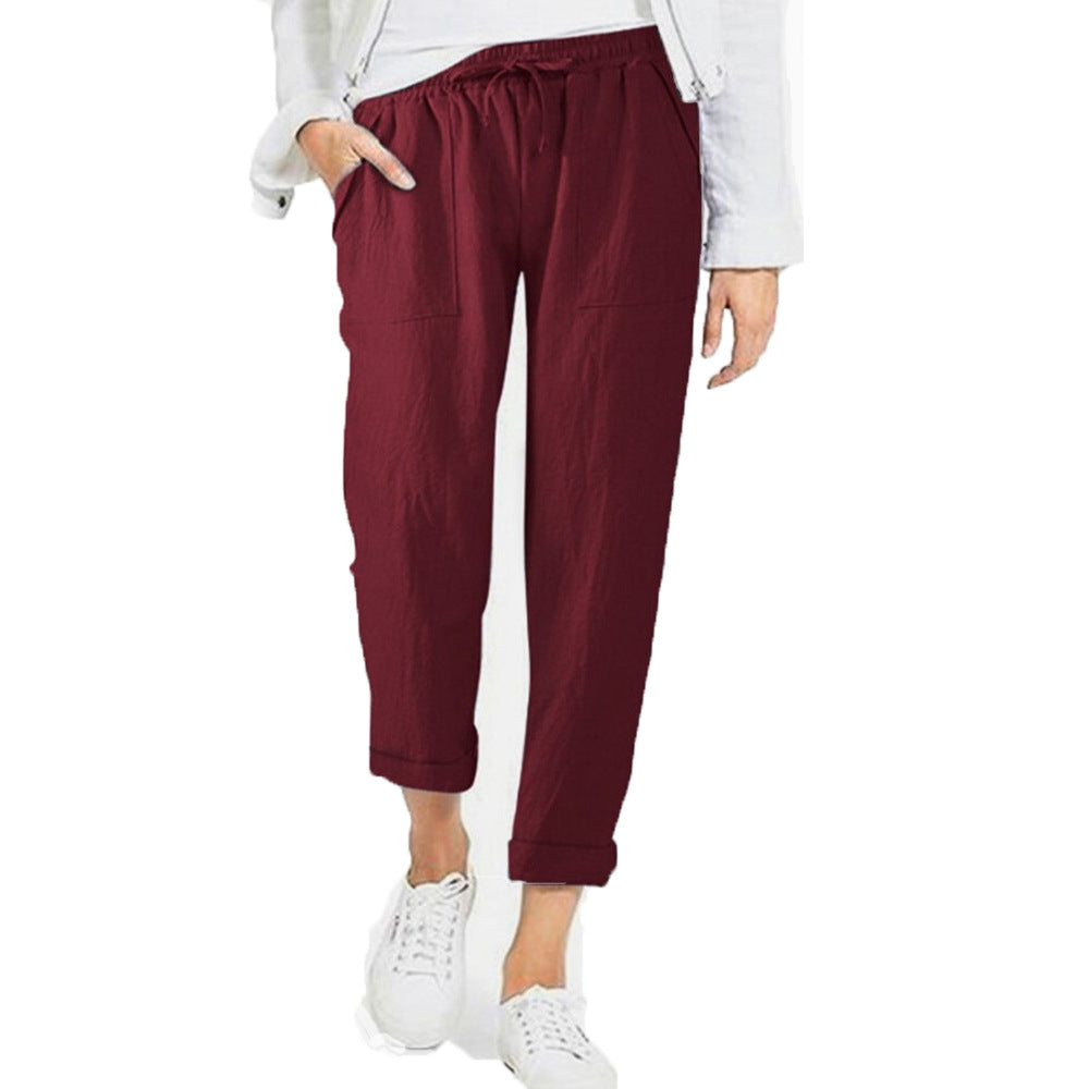 Angenehme, leichte Damen Freizeithose Regular Fit. Bequemer, moderner Sommer-Look.