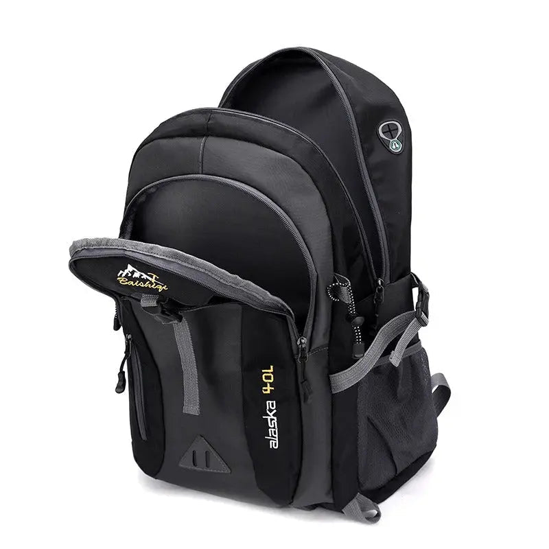 Strapazierfähiger, wasserdichter 40L Rucksack für Wandern, Trekking und Outdoor-Reisen.