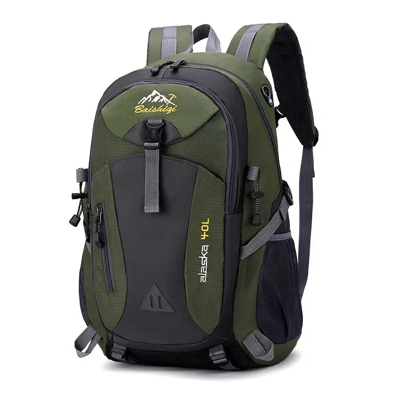 Robuster 40L Wanderrucksack, wasserdicht für jedes Wetter, perfekt für Outdoor-Abenteuer.
