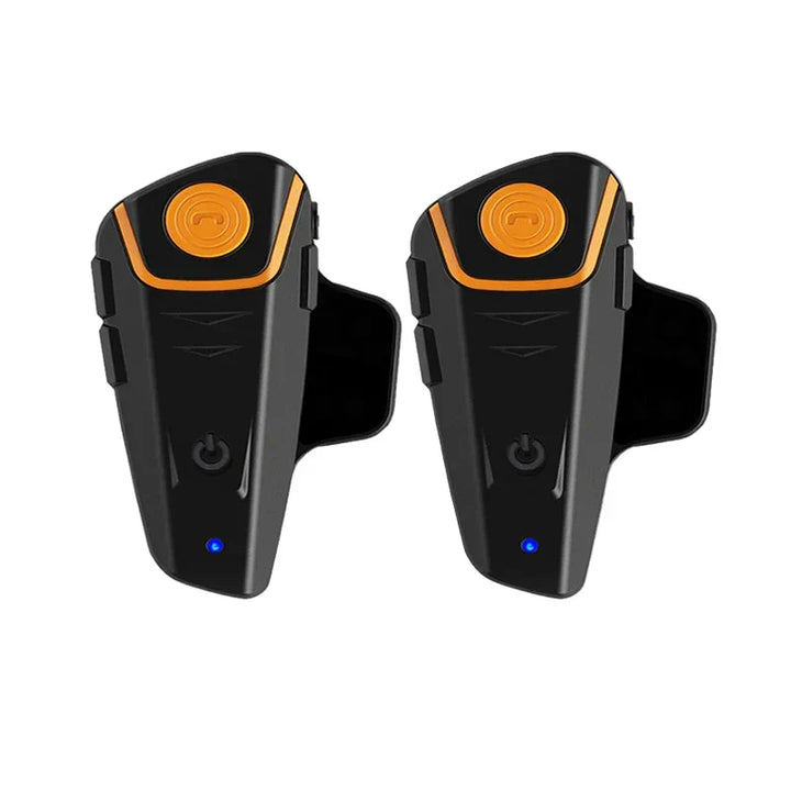 Wasserdichtes Bluetooth Motorrad Intercom für Helm, FM-Radio & 1000m Reichweite für sichere Kommunikation.