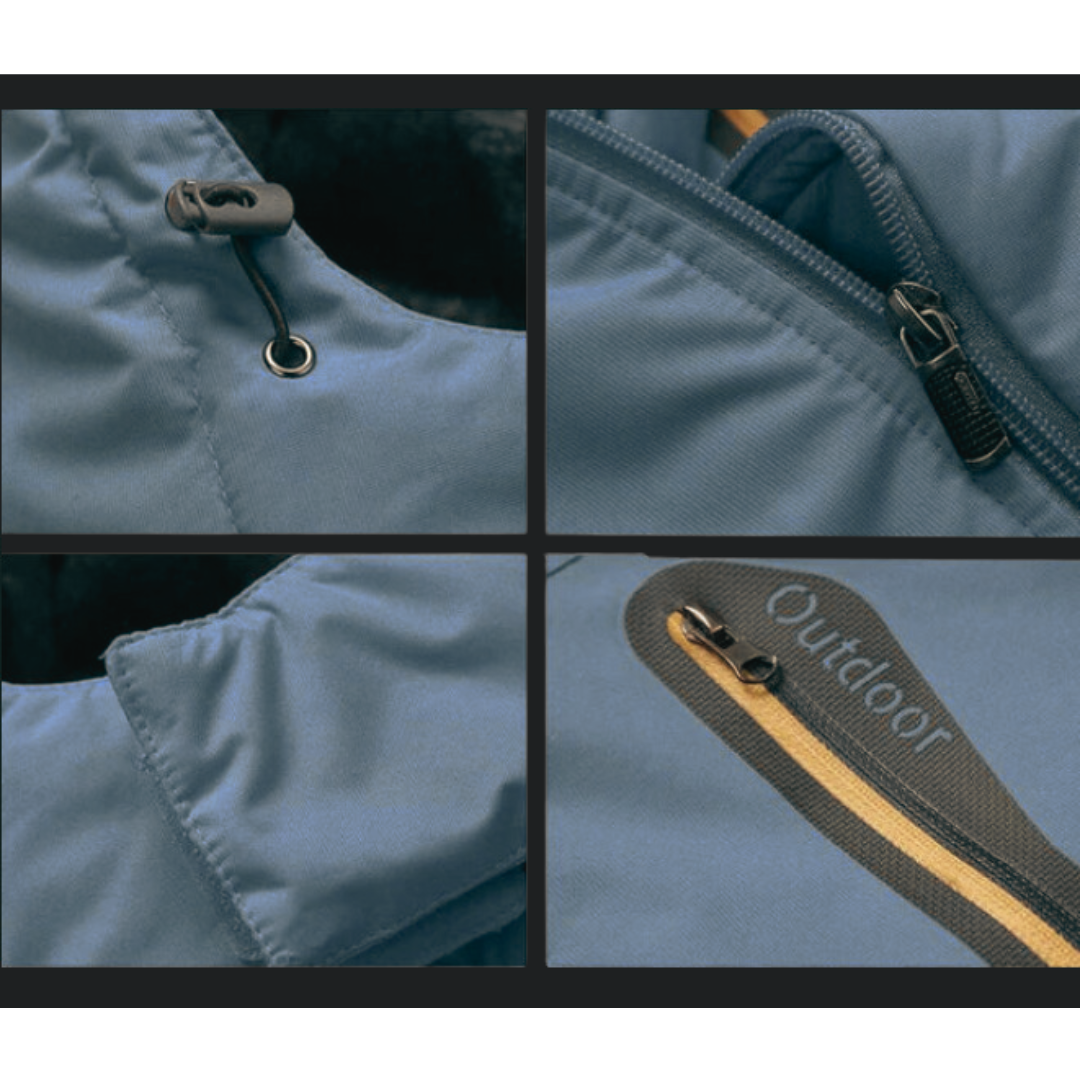 Herren Wanderjacke, winddicht und robust, mit Kapuze. Vielseitige Outdoorjacke für Sport & Freizeit.