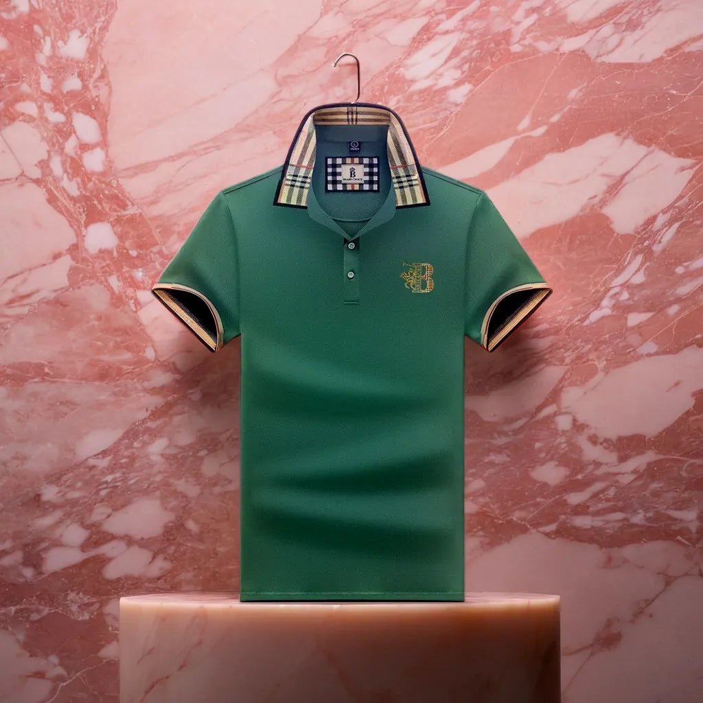 Modisches Herren Polohemd, perfekt für stilvolle Auftritte. Casual & elegant im Frühling/Sommer.