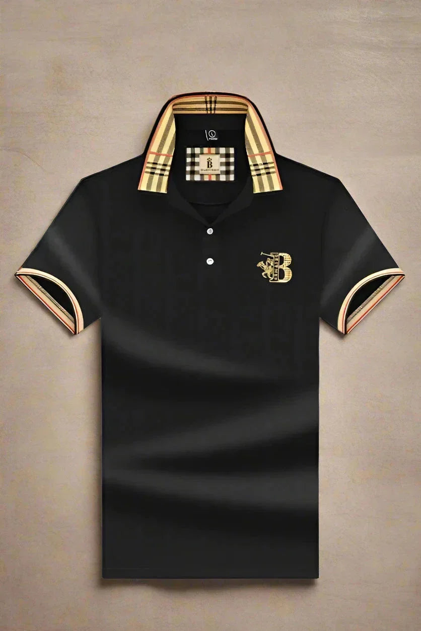 Klassisches weißes Herren Polohemd, vielseitiges Männer Oberteil für Frühling & Sommer. Elegant & modisch.
